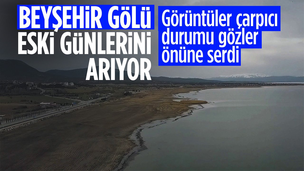 Beyşehir'de kritik alarm: Görüntüleri çarpıcı durumu gözler önüne seriyor