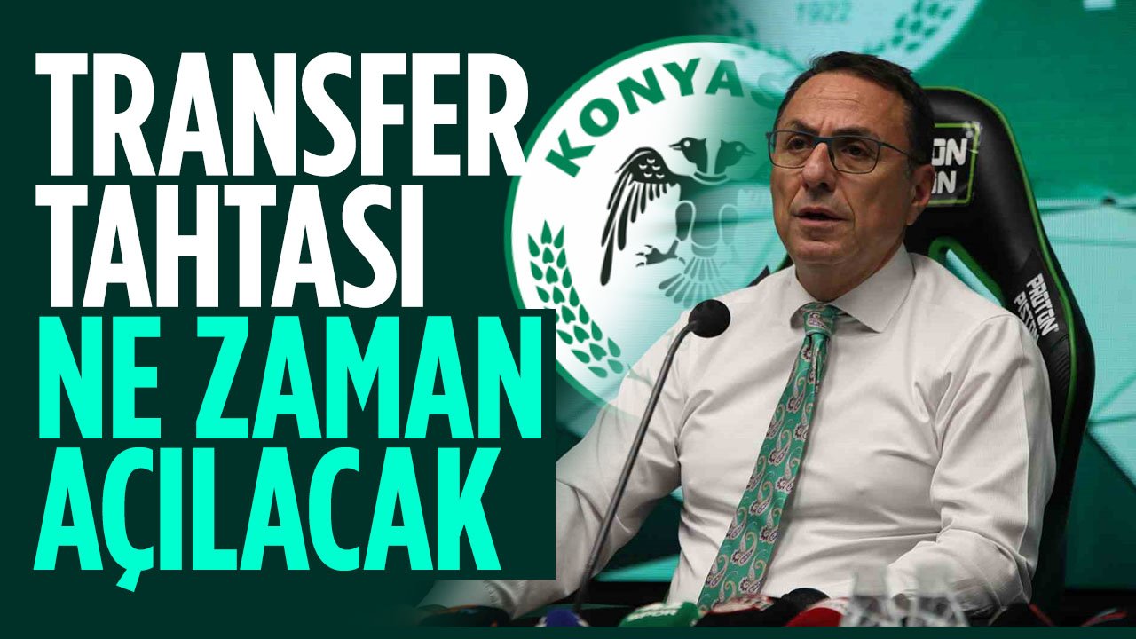 Konyaspor'un transfer tahtası açıldı mı? Yönetim merakla beklenen soruyu cevapladı