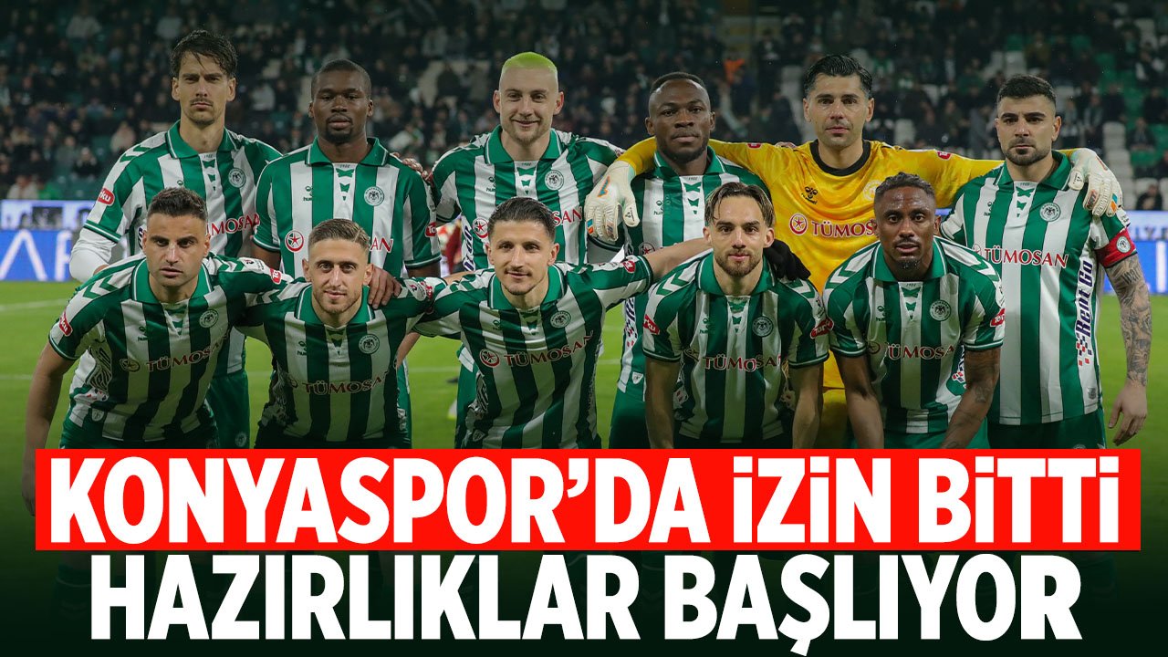 Konyaspor'da bayram izni bitti, gözler Samsun deplasmanına çevrildi