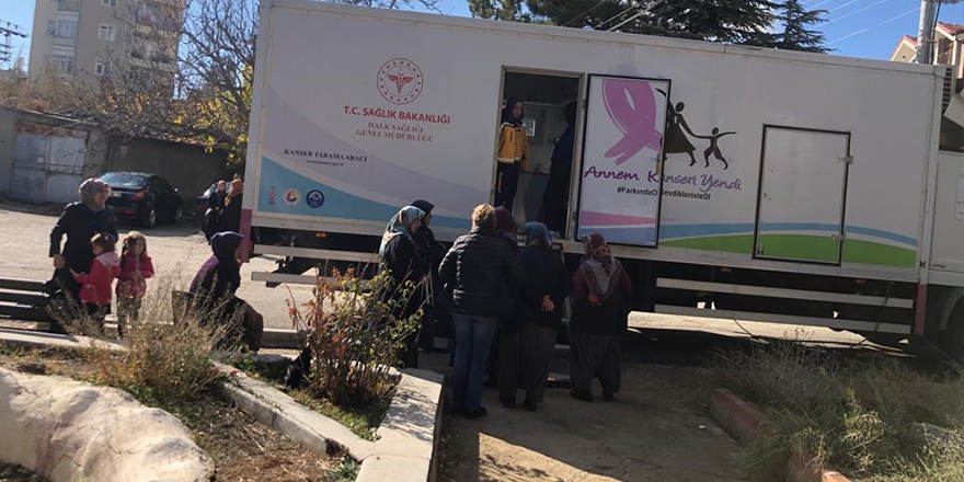 Hüyük'te ücretsiz kanser taraması