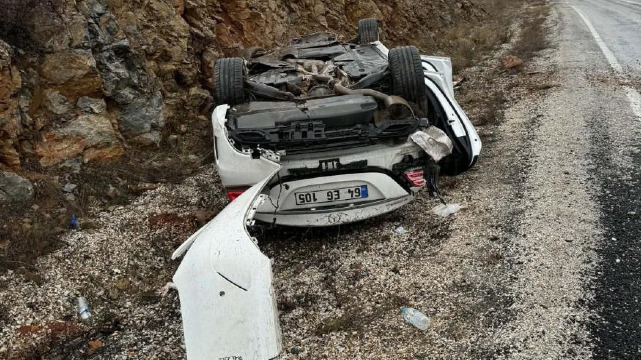 Konya’da feci kaza! Kontrolden çıkan lüks otomobil takla attı: Yaralılar var