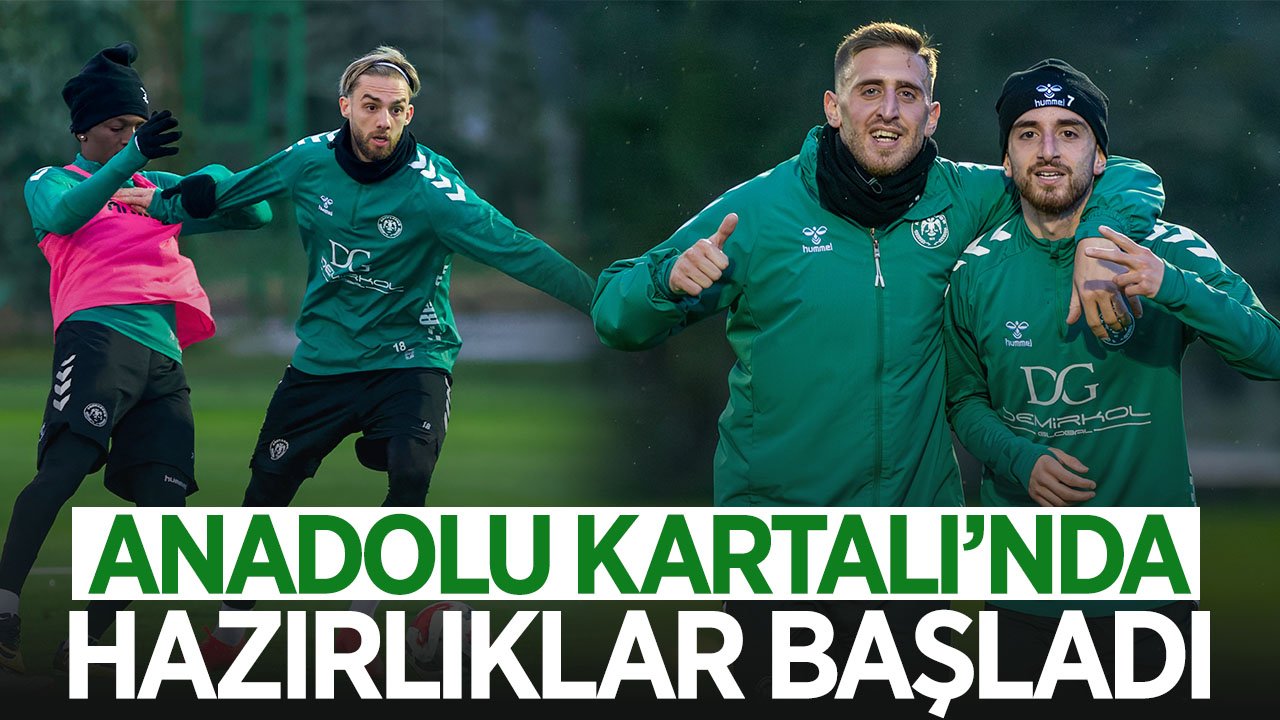 İlhan Palut sahaya indi! Konyaspor'da Samsunspor mesaisi başladı