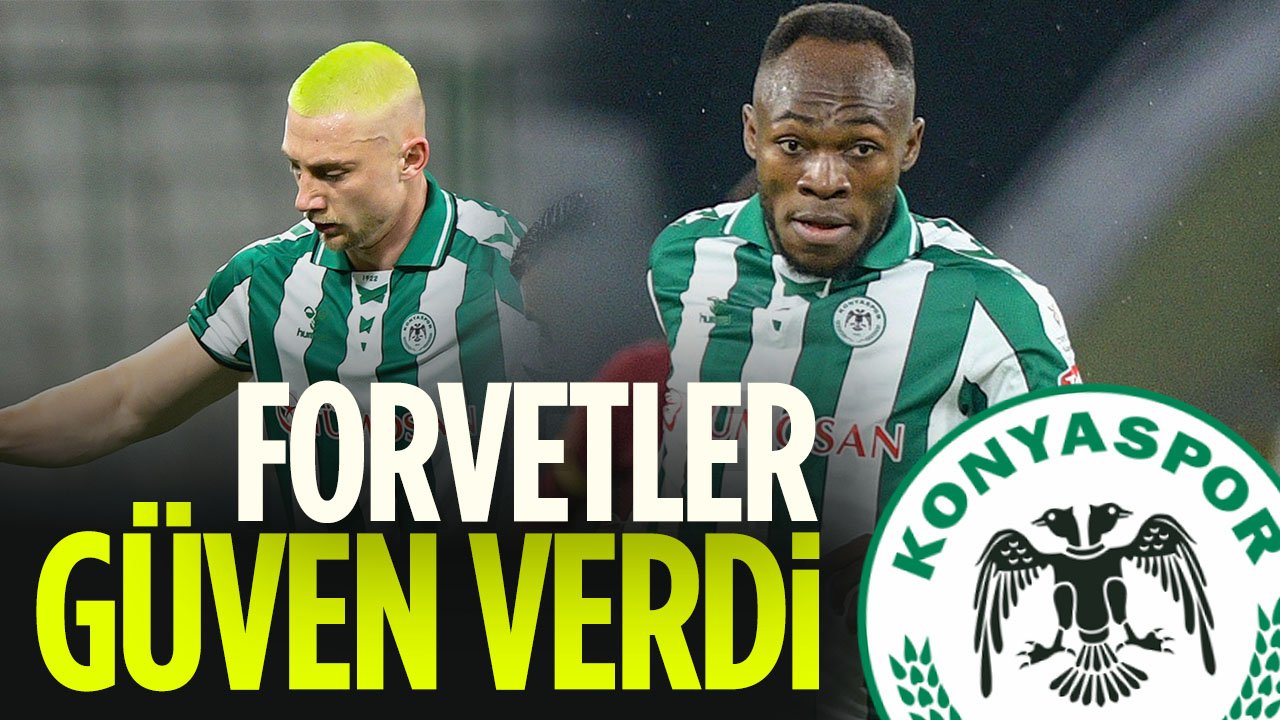 Konyaspor’da forvet hattı sessizliğini bozdu