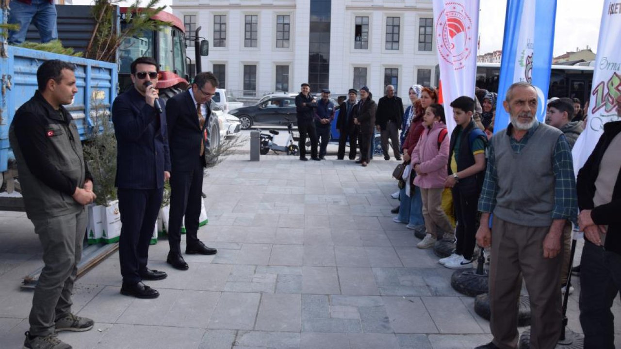 Karapınar’da binlerce fidan toprakla buluştu! O etkinlikte neler yaşandı?