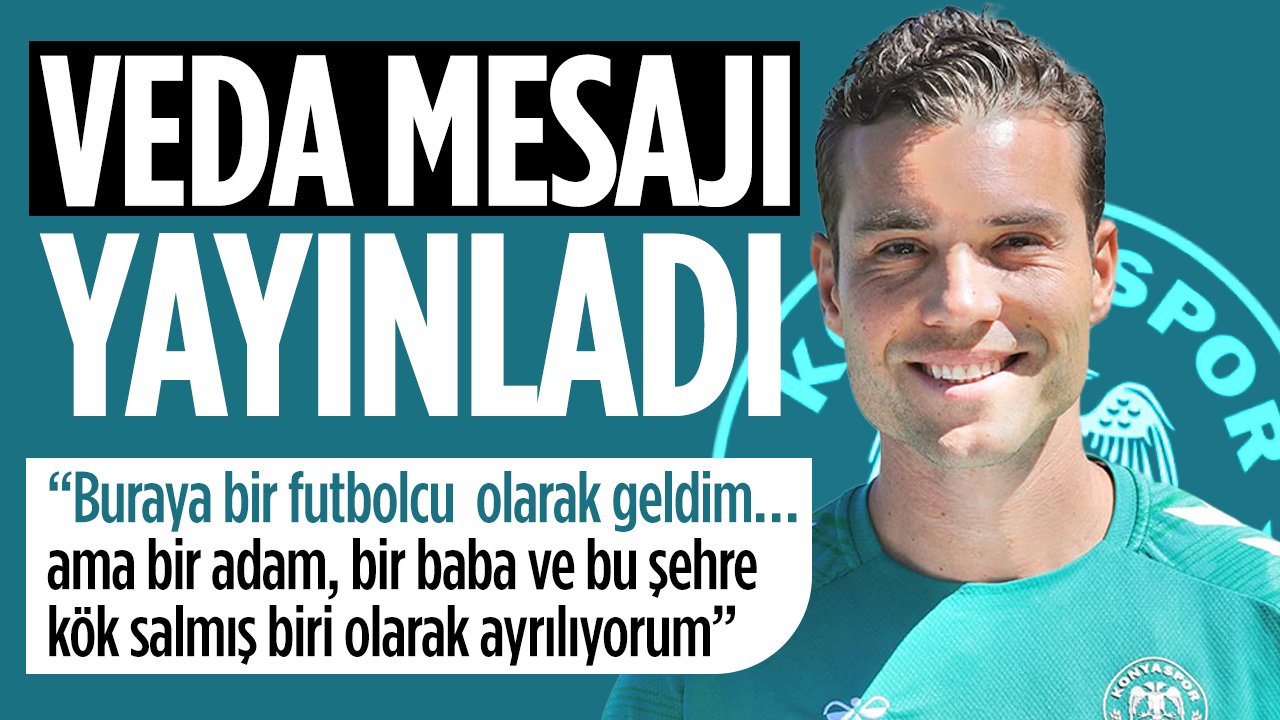 Konyaspor'da Kaptanın duygusal vedası! Guilherme Sitya Veda Etti