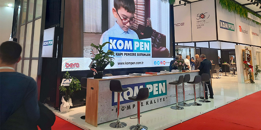 Kompen Avrasya Pencere 2022 Fuarı’nda Yeni Ürünlerini Tanıttı