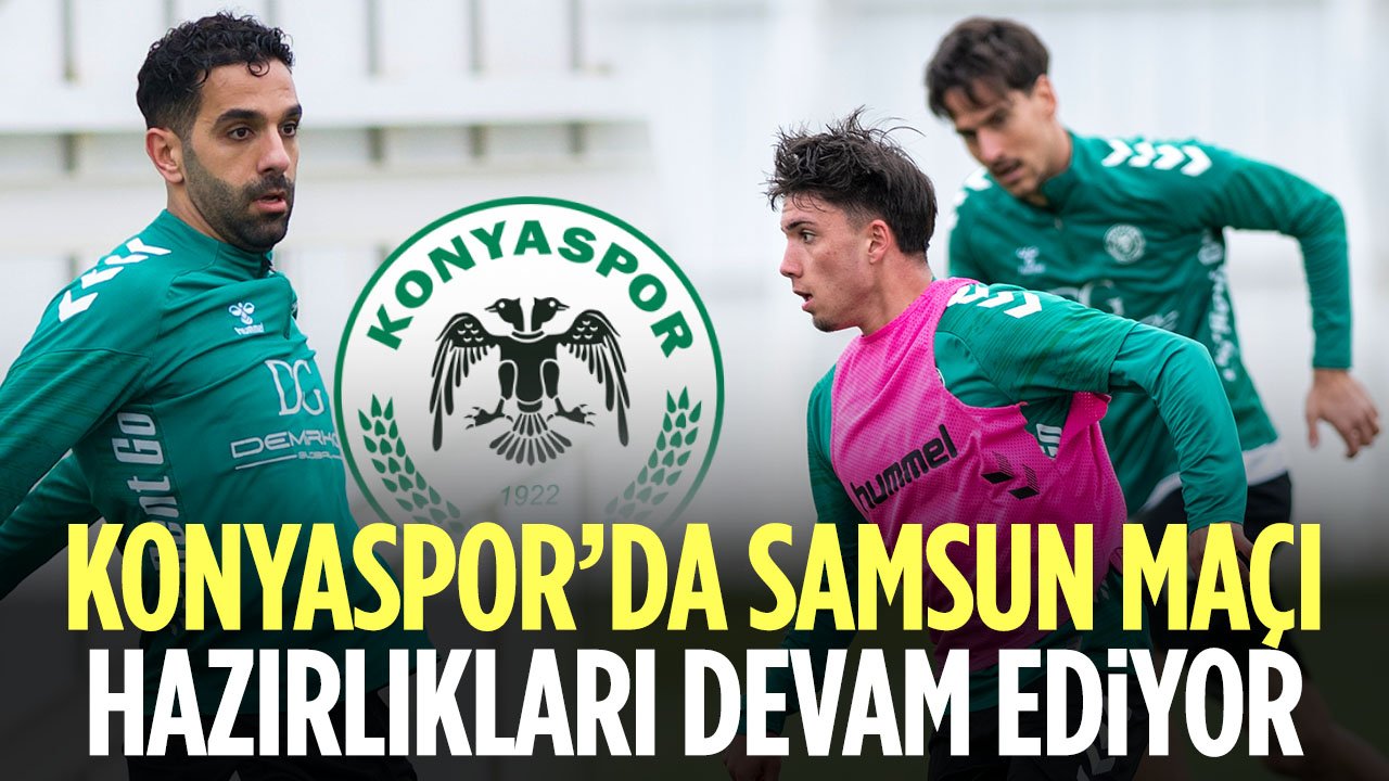 Konyaspor milli arada çalışıyor! Gençler sahneye çıktı