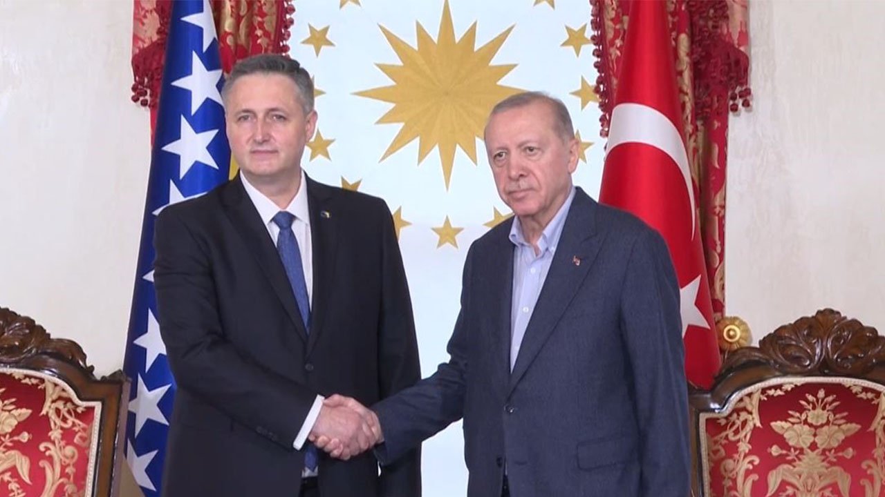 Cumhurbaşkanı Erdoğan, Bosna Hersek Devlet Başkanlığı Konseyi Başkanı Becirovic ile görüştü
