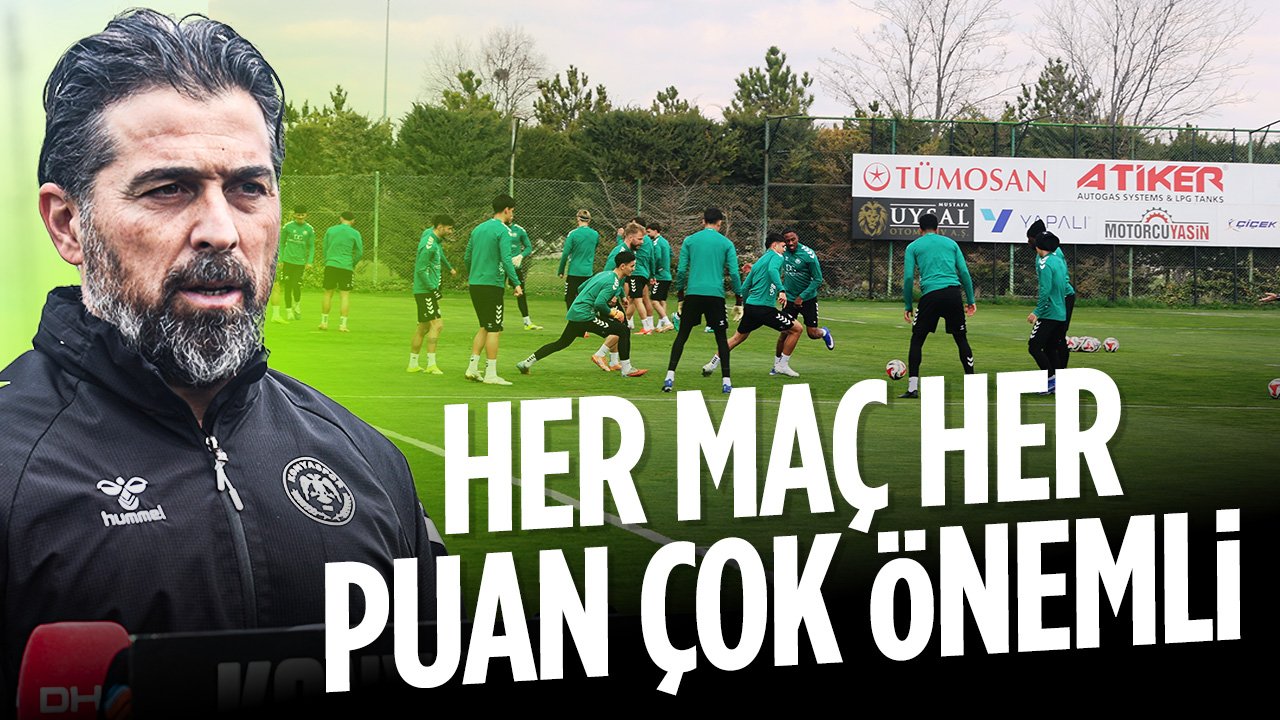 Konyaspor'un hedefi alt sıralarla tüm bağı koparmak