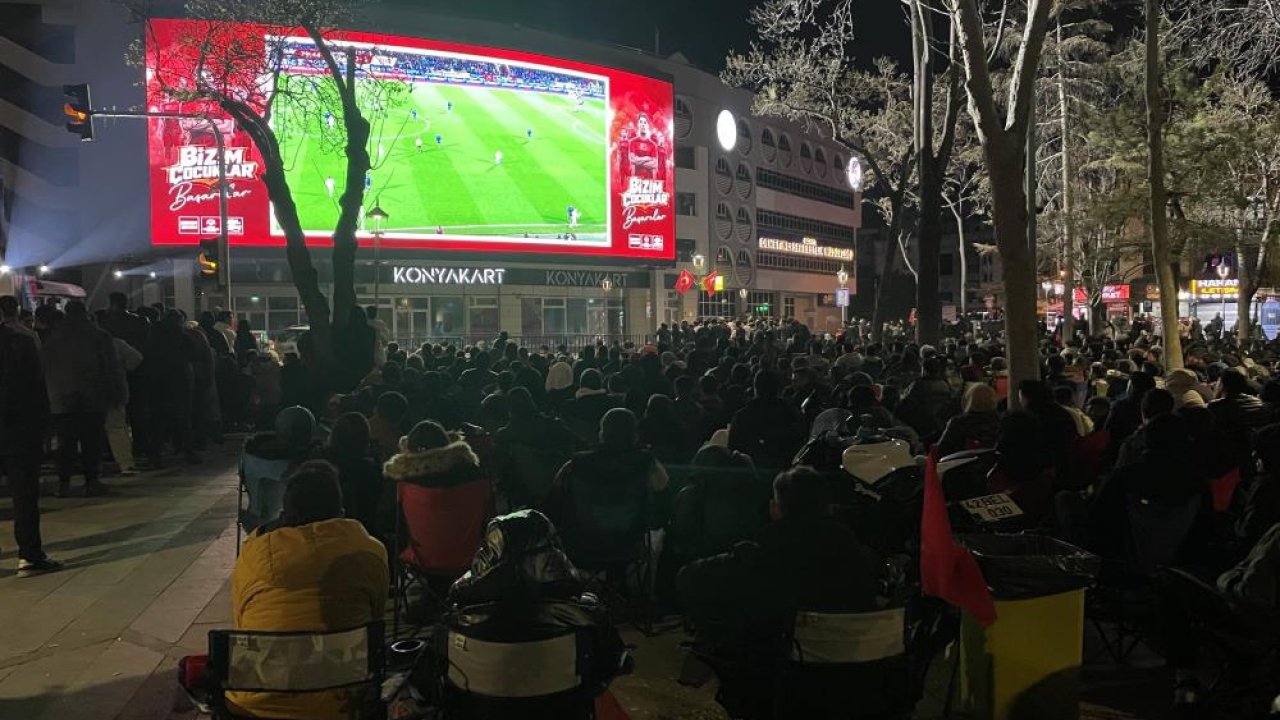 Konya’da Dünya Kupası sevinci yaşandı