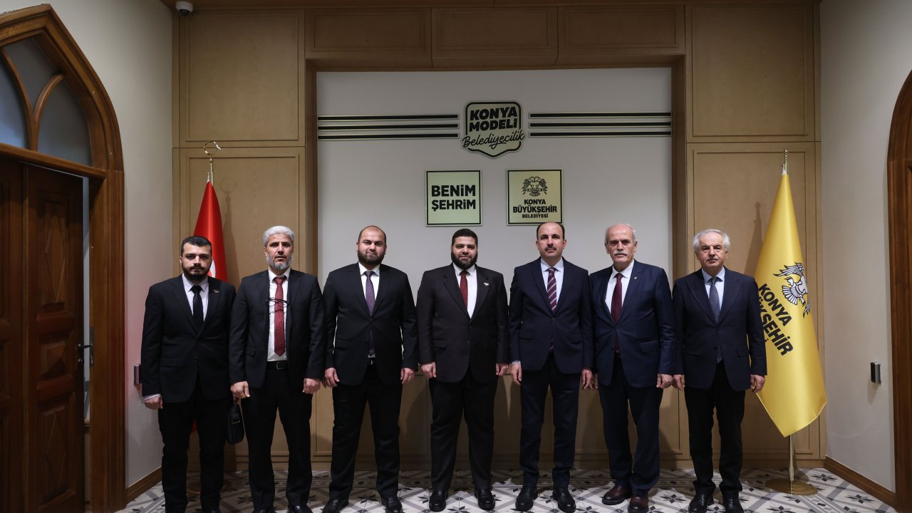 Suriyeli heyet Konya’da! “Konya Modeli Belediyecilik” uluslararası ilgi odağı oldu!