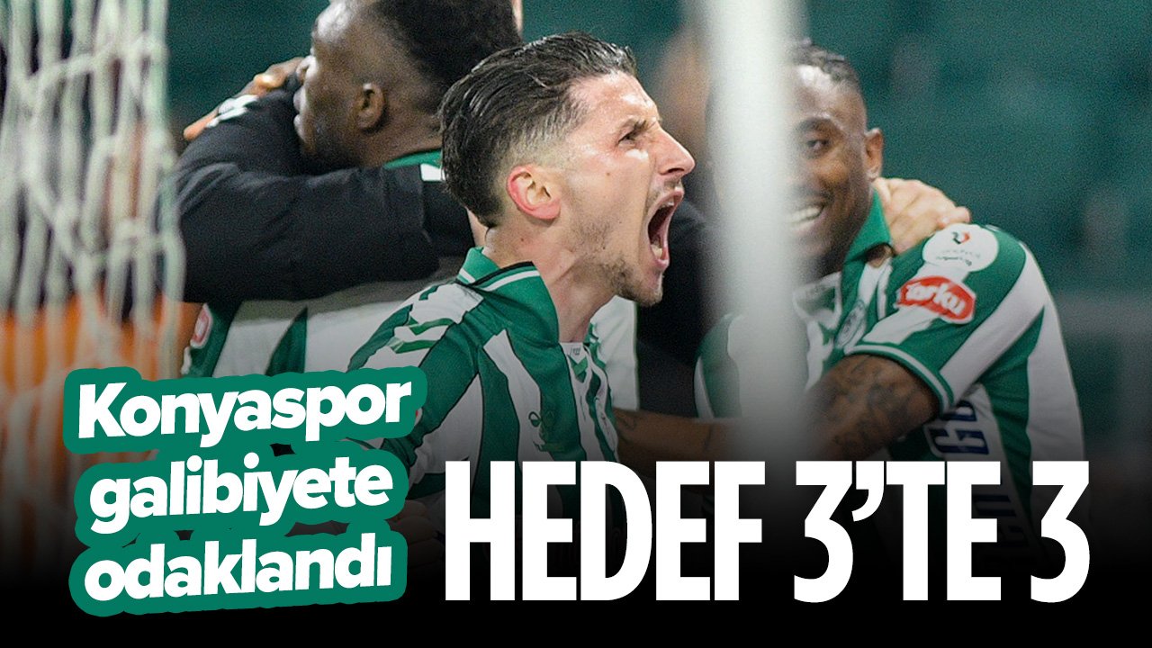 Konyaspor'da Samsunspor maçı öncesi hedef 3'te 3 yapmak