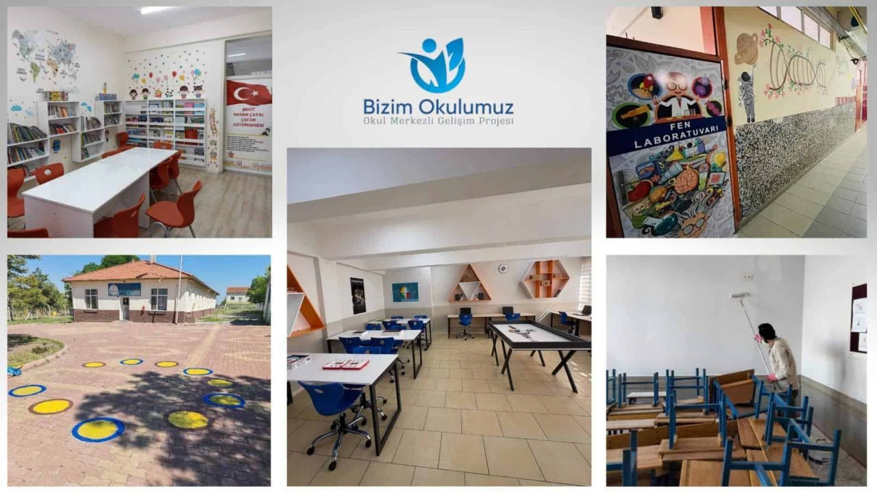 Konya’da eğitimde “Bizim Okulumuz” projesi