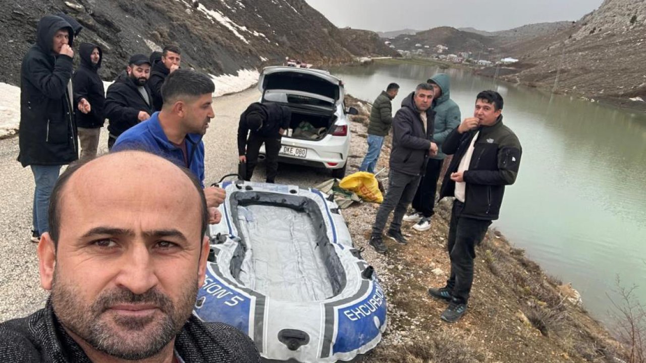 Konya’da şaşırtan görüntü! Yayla yolu göle döndü, köylüler botla geçti