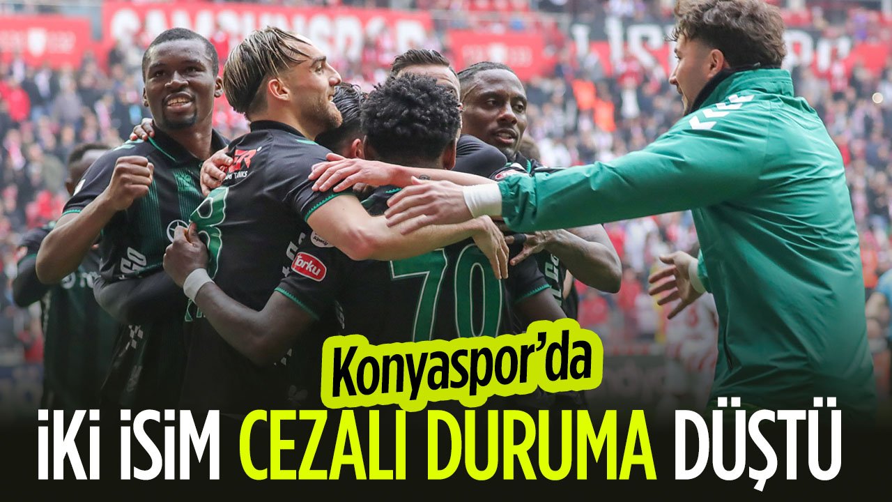 Konyaspor’da Fatih Karagümrük maçı öncesi 2 oyuncu kart cezalısı