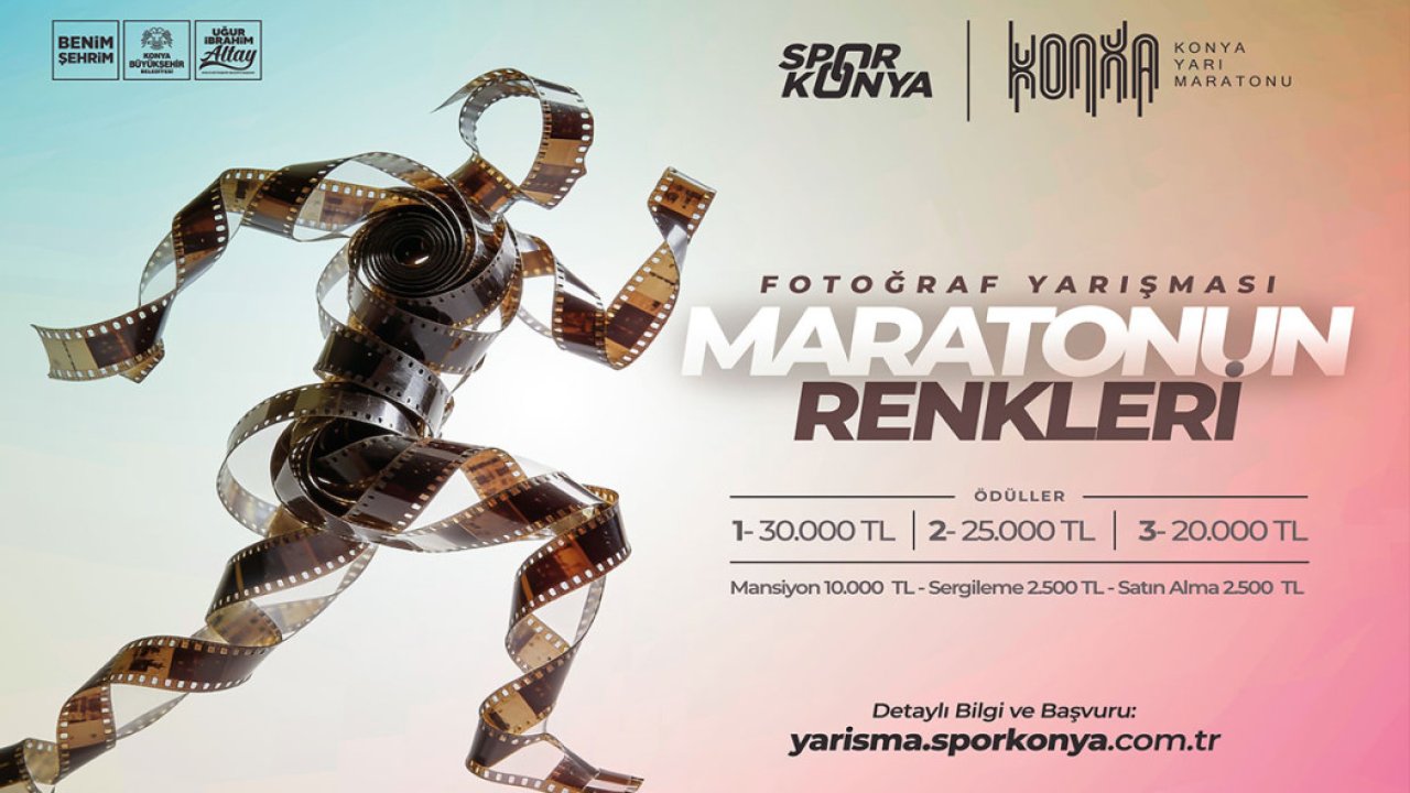 Konya’da maraton heyecanı objektiflere taşınıyor! Fotoğraf yarışması başladı!