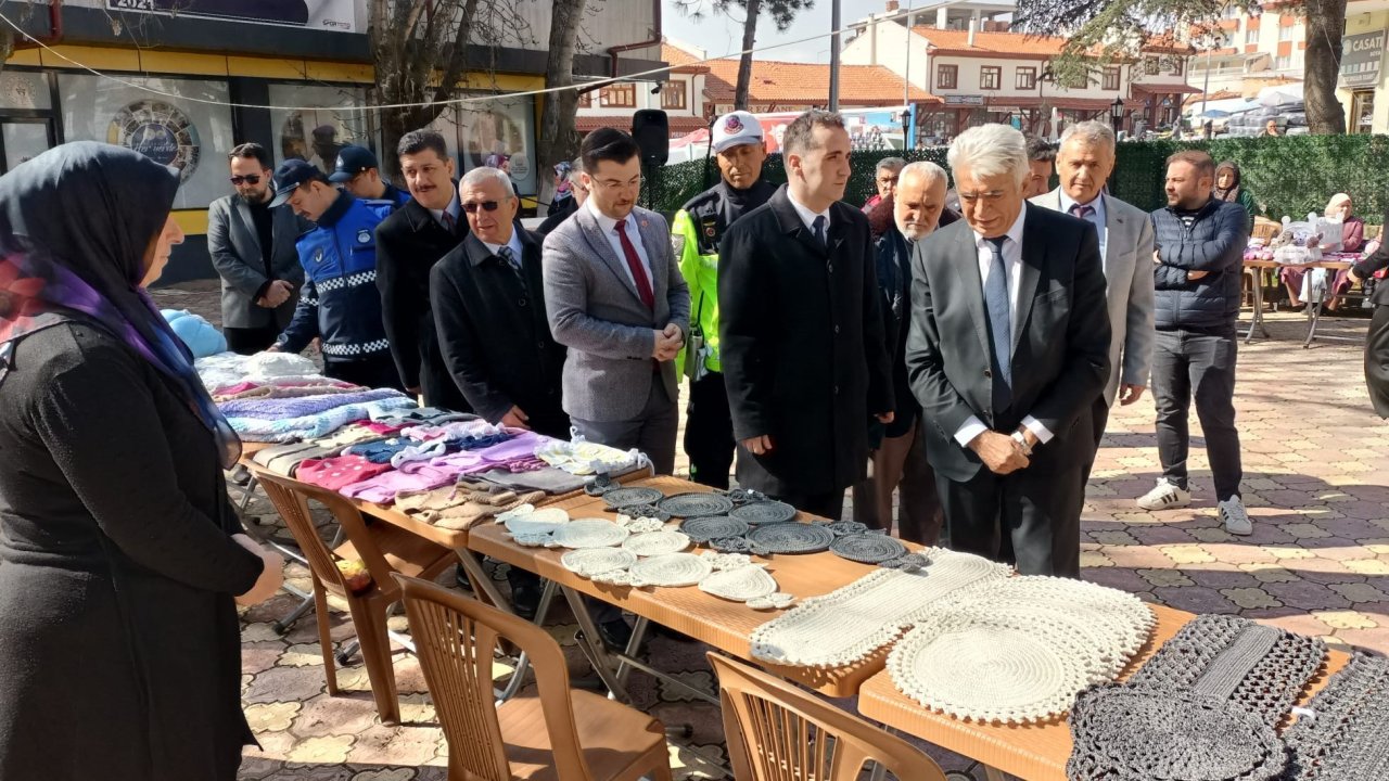 Konya'da el emeği, göz nuru eserler görücüye çıktı!