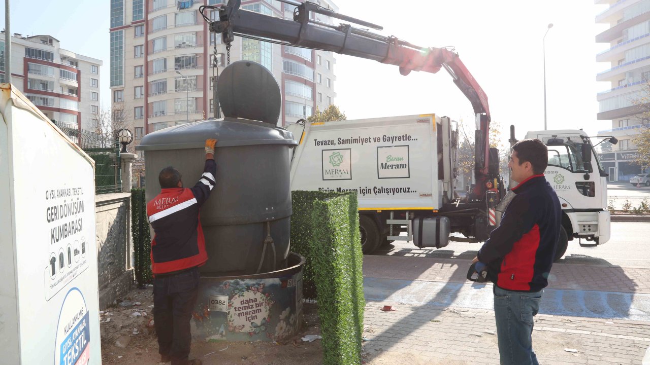 Meram’dan çifte kazanç! Akıllı atık yönetimiyle hem çevre hem bütçe korunuyor!