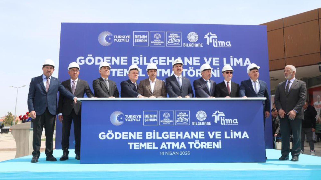 Konya’da dev eğitim hamlesi! Gödene’ye 3 yeni projenin temeli atıldı ​​​​​​​