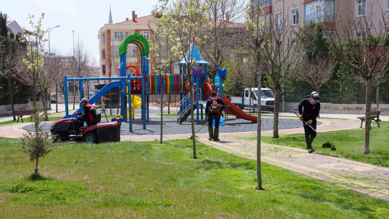Meram’da yaz öncesi büyük dönüşüm! Park ve yeşil alanlar baştan sona yenilendi!