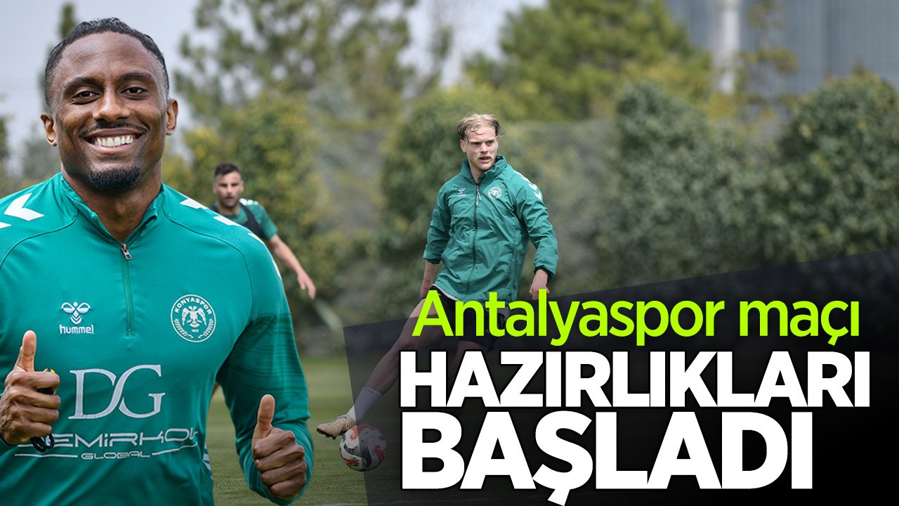 Konyaspor Antalya Deplasmanına Hazırlanıyor! Andzouana'dan sevindiren haber