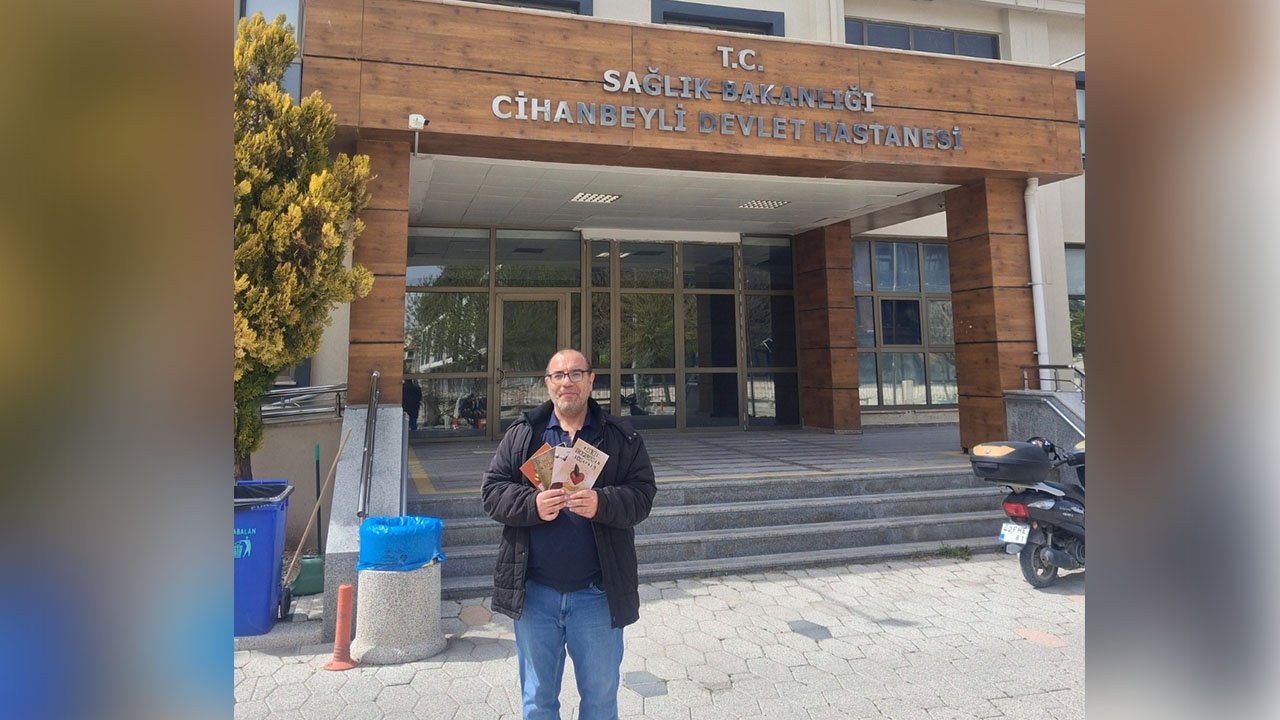 Konya'da yürek ısıtan örnek! Öğretmen Lütfi Şahin hastalara umut oluyor!