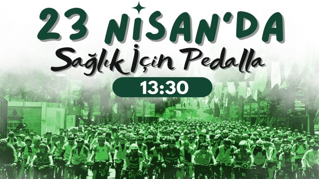 Yeşilay Konya’dan 23 Nisan’da “Sağlık İçin Pedalla” etkinliği