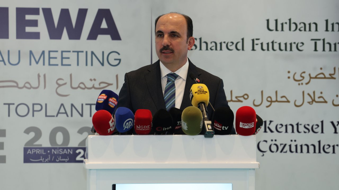 Başkan Altay Niğde'de UCLG MEVA toplantısında konuştu; "Krizlere karşı daha koordineli ve etkili mekanizmalar geliştirmeliyiz"