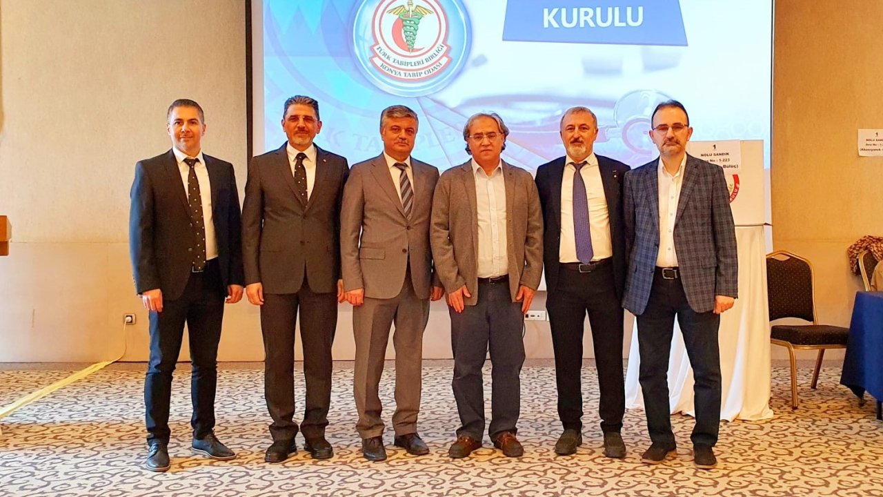 Konya Tabip Odası’nda bayrak değişimi! Yeni Başkan Prof. Dr. Fatih Kara oldu