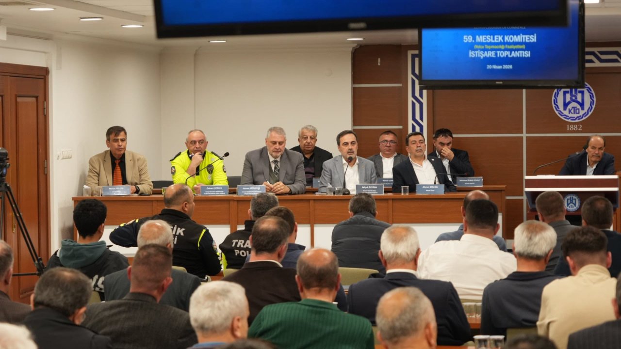 Konya'da yolcu taşımacılığında yeni dönem: Ortak akıl masasında kritik kararlar!