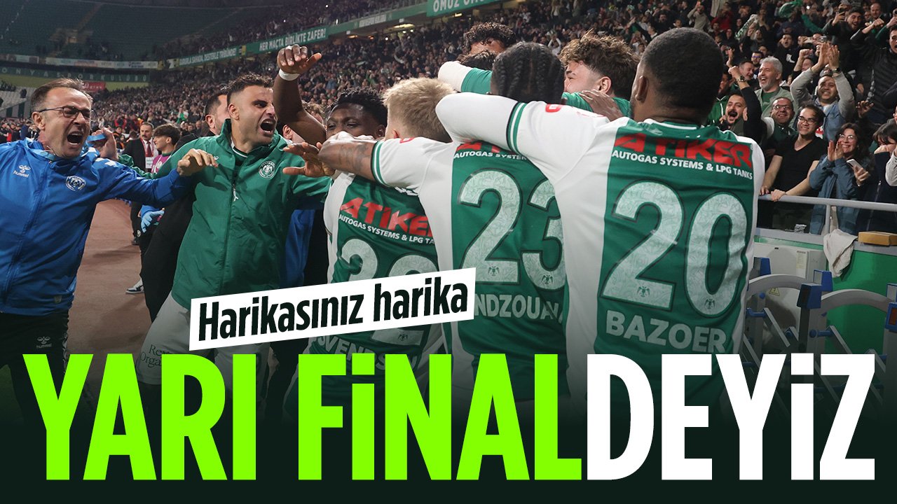 Anadolu Kartalı Kupada yarı finalde: Konyaspor 1-0 Fenerbahçe