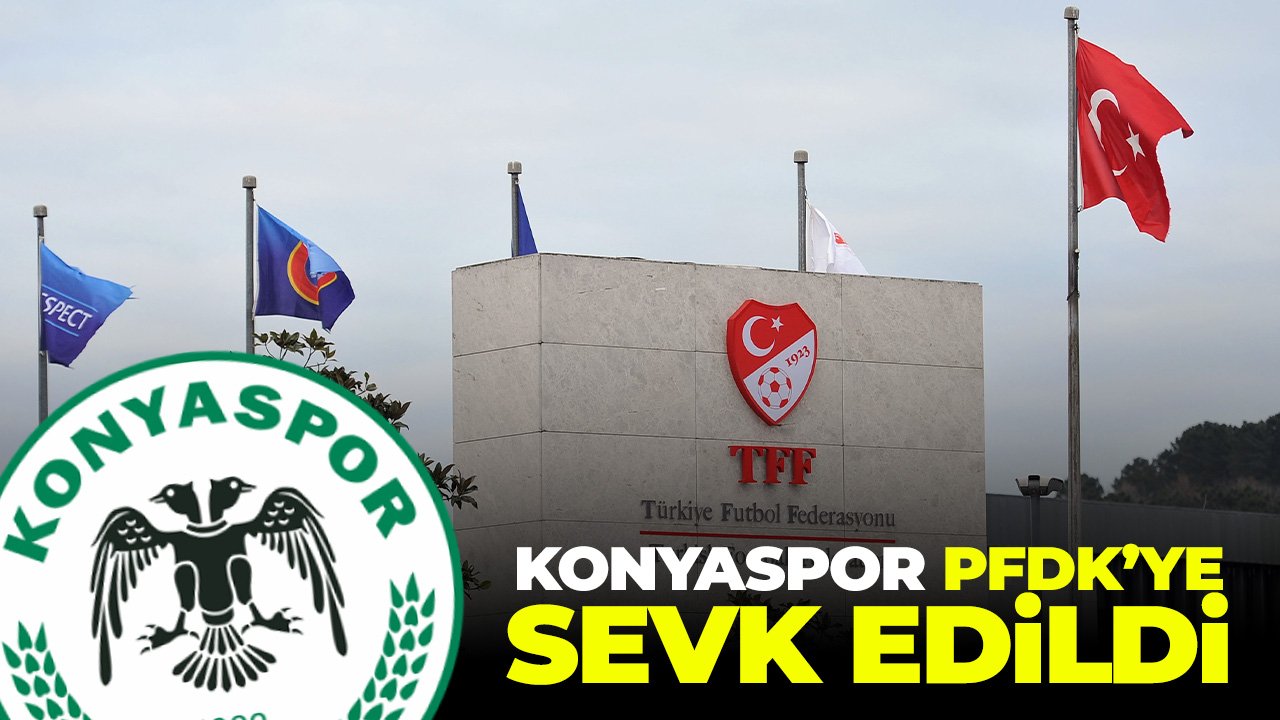 Antalyaspor maçının ardından Konyaspor PFDK'ye sevk edildi