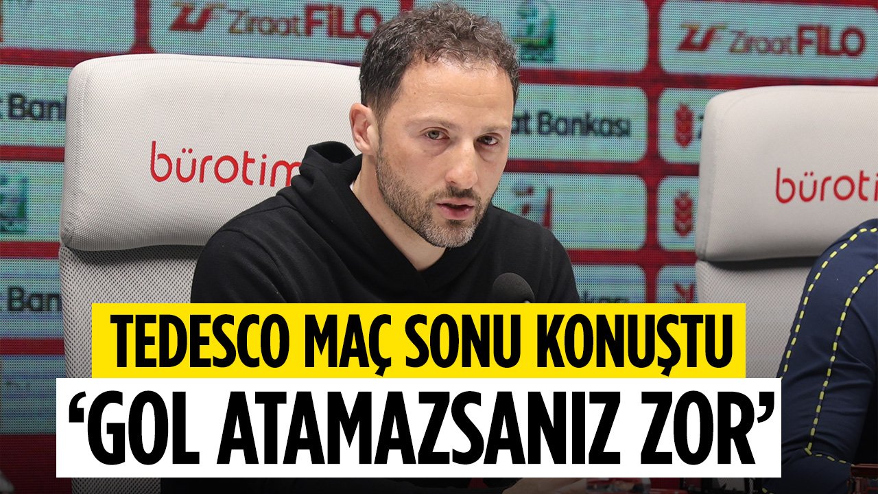 Tedesco, Konyaspor maçının ardından konuştu