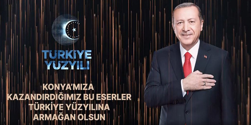 Cumhurbaşkanı Erdoğan'dan "Konya Türkiye Yüzyılı'na hazır" paylaşımı