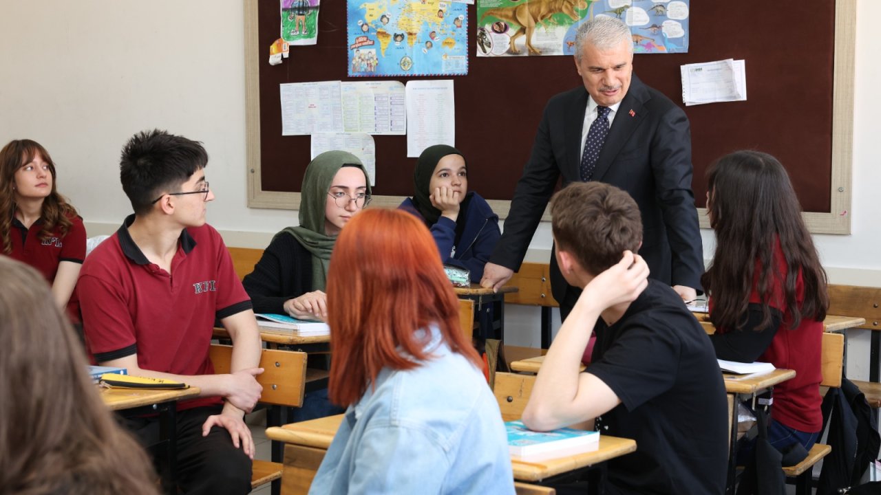 Vali Akın’dan Karatay Fen Lisesi’ne sürpriz ziyaret!