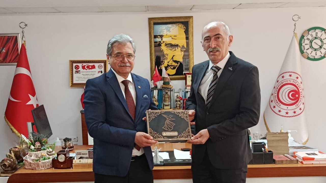 KONİAD'tan Ticaret İl Müdürü Çağlayan'a ziyaret