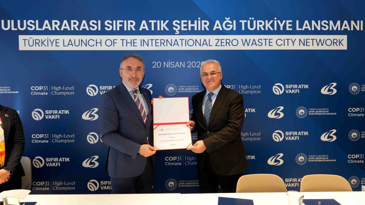Karatay, Uluslararası Sıfır Atık Şehirleri Ağı'na Katıldı
