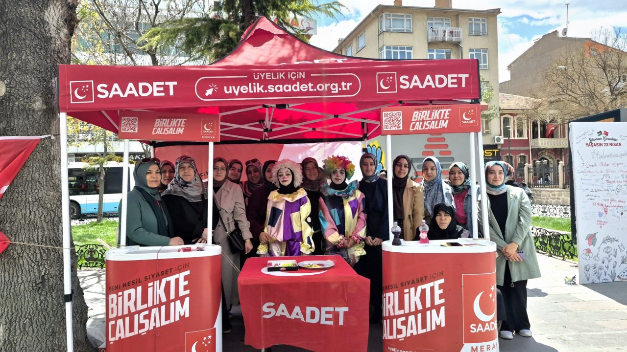 Saadetli Kadın Gençlik Kolları'ndan 23 Nisan Etkinliği