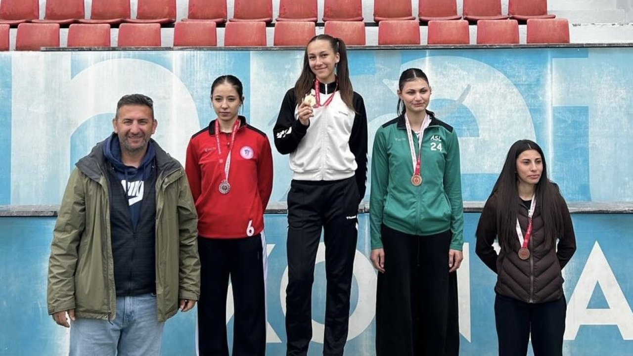 Konya’da zirveye koştular! Eskişehirli atletlerden madalya yağmuru!