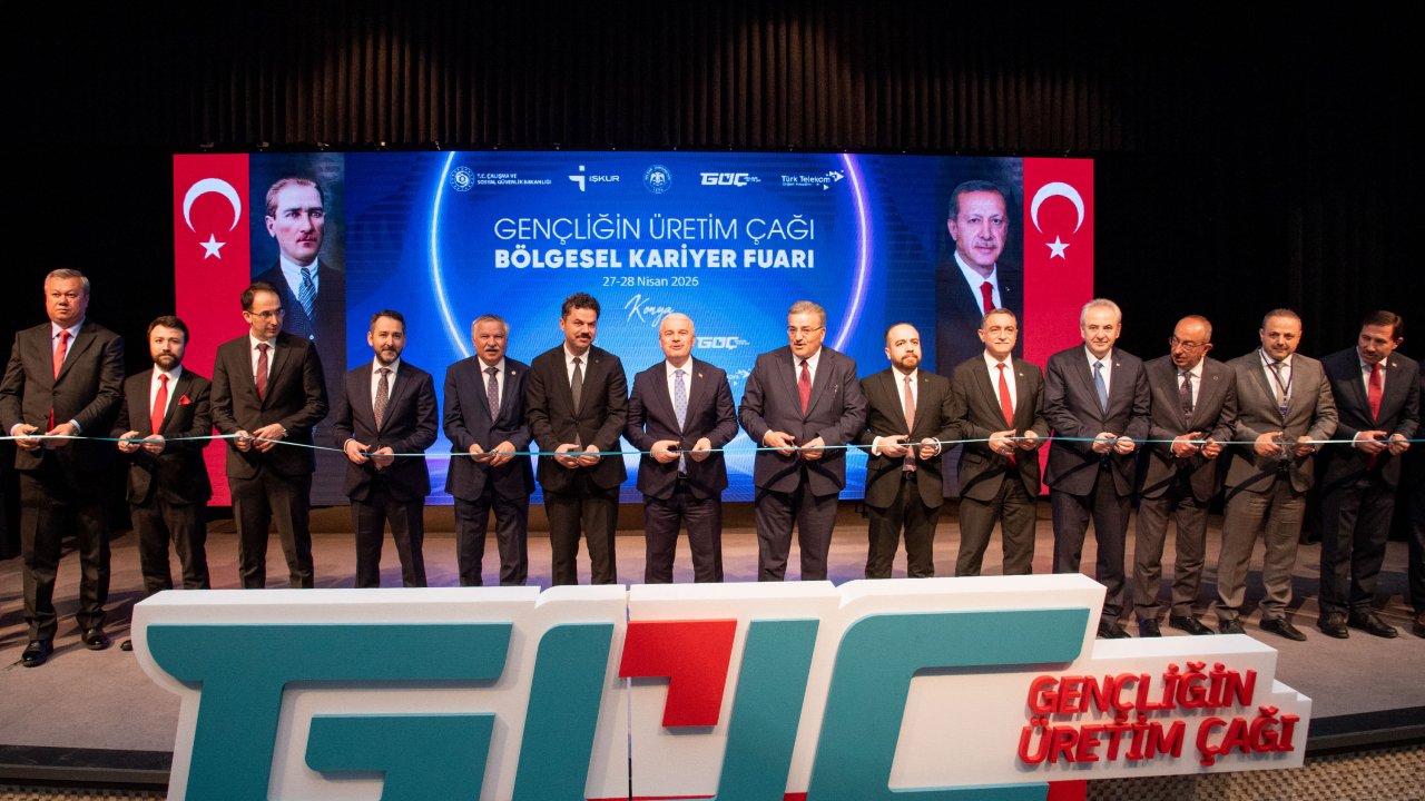 Konya’da kariyer rüzgârı: İKAF’26 “Gençliğin Üretim Çağı” temasıyla kapılarını açtı!