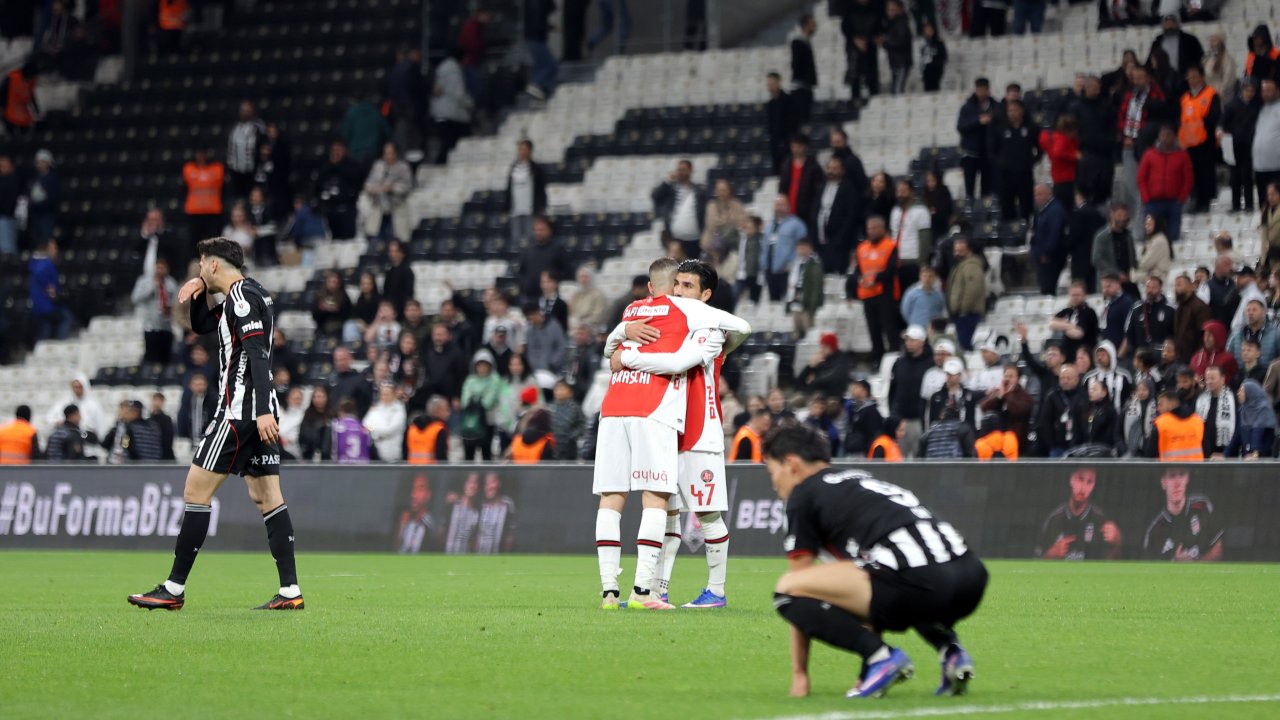 Beşiktaş'ın galibiyet hasreti 2 maça yükseldi