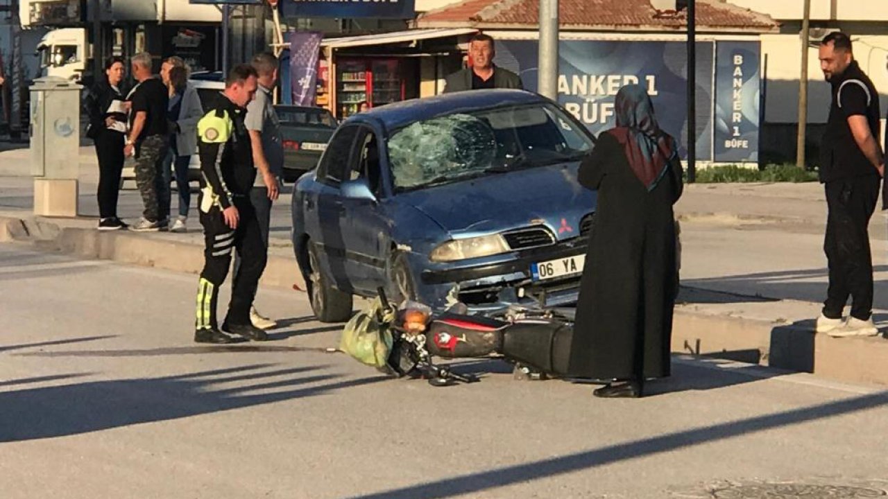 Ereğli’de feci çarpışma: Motosiklet sürücüsü yola savruldu!