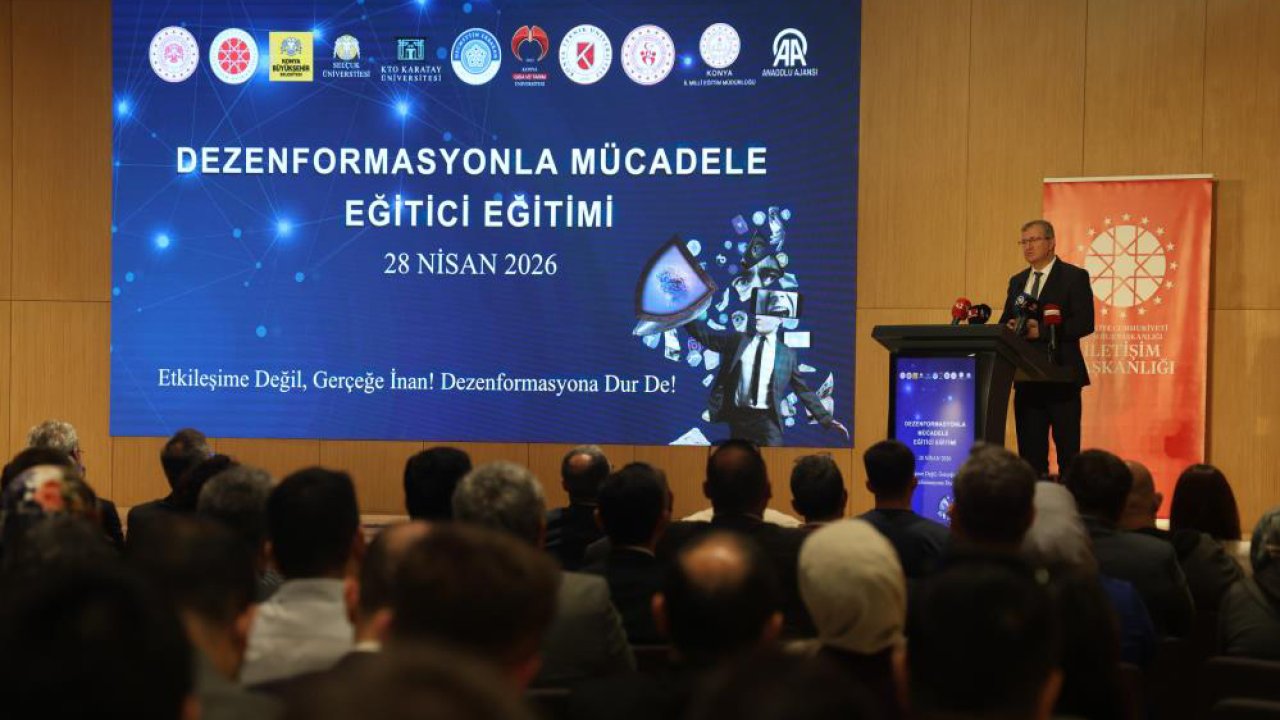 Konya’da dezenformasyon alarmı: Kamu personeline kritik eğitim başladı!