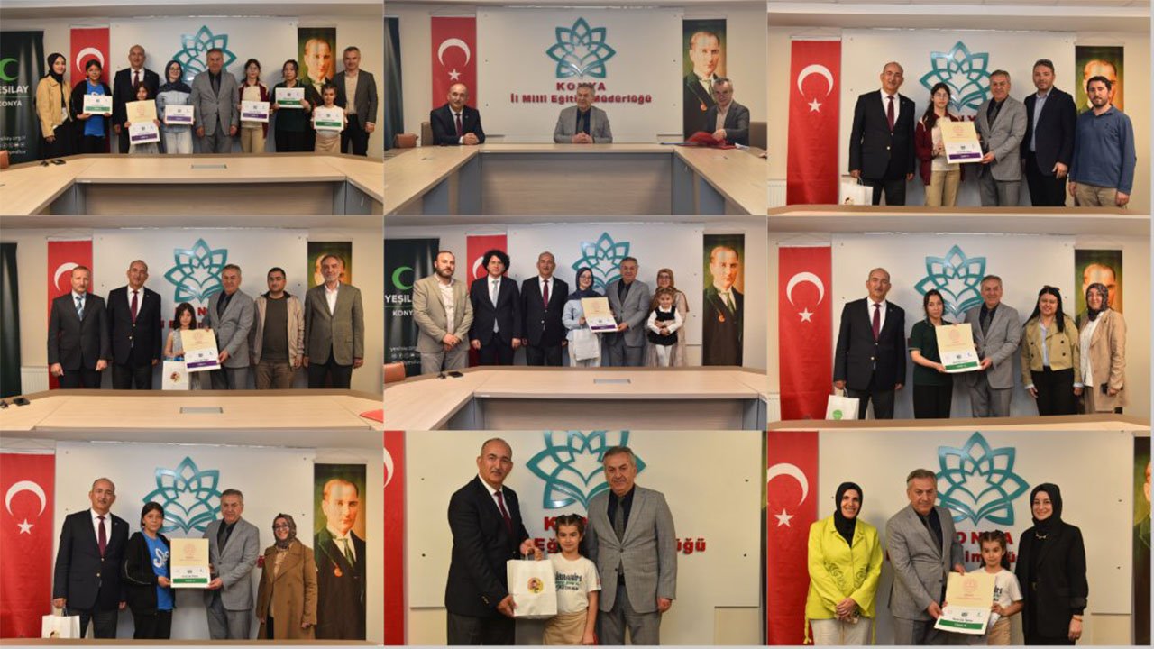 Konya’da sağlıklı geleceğin yıldızları ödüllendirildi! Büyük yarışmada il birincileri belli oldu!