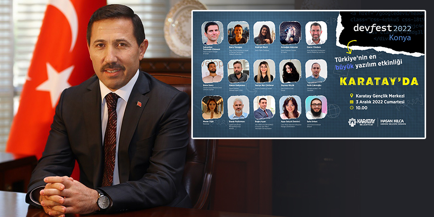 Karatay Belediyesi “Devfest 2022’ye Ev Sahipliği Yapacak