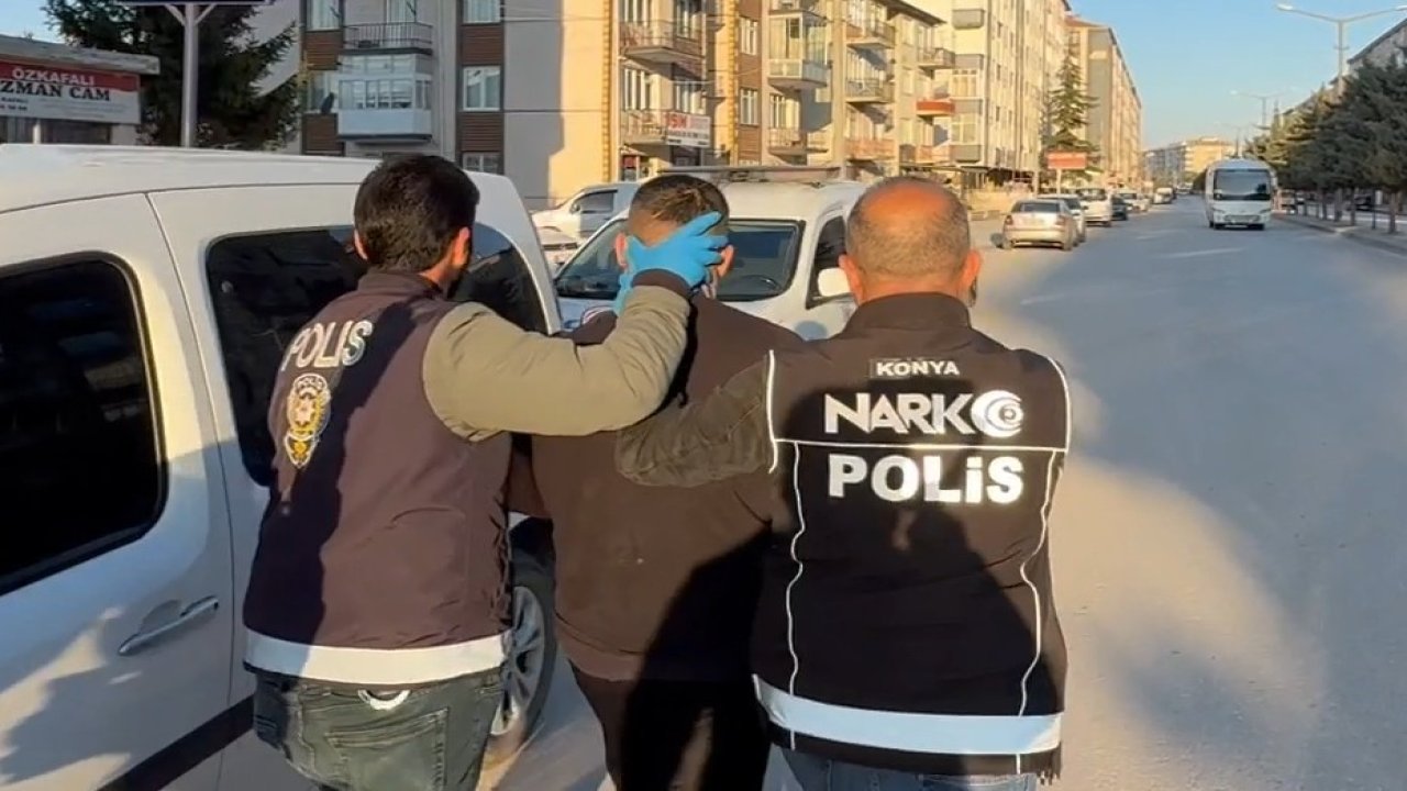Konya Ereğli’de dev uyuşturucu operasyonu! 32 kişi tutuklandı!