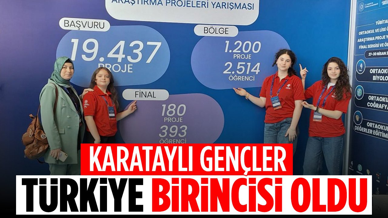 Konyalı öğrenciler Türkiye Birincisi