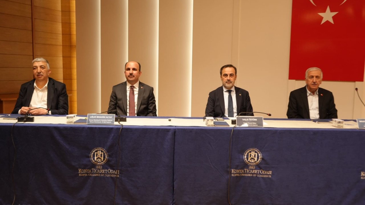 Konya'da Güç Birliği; Başkan Altay KTO'da iş insanlarıyla buluştu