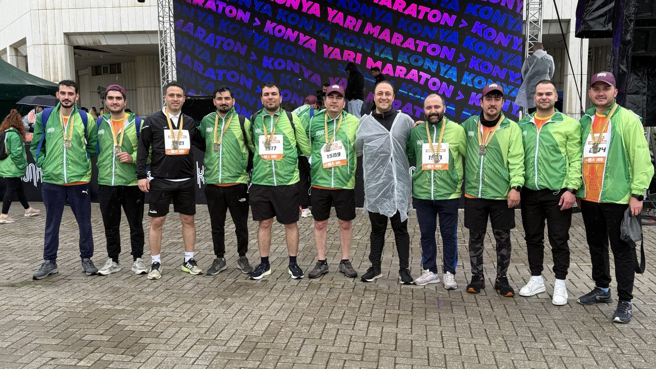 MEDAŞ iyilik için koştu; 5. Uluslararası Konya Yarı Maratonu'nda yerini aldı