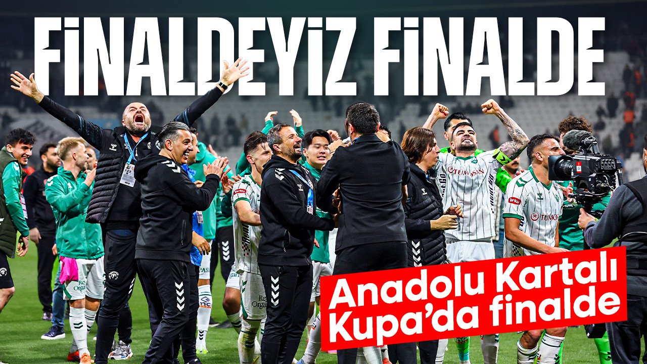 94'te gelen gol! Konyaspor Ziraat Türkiye Kupası'nda finalde